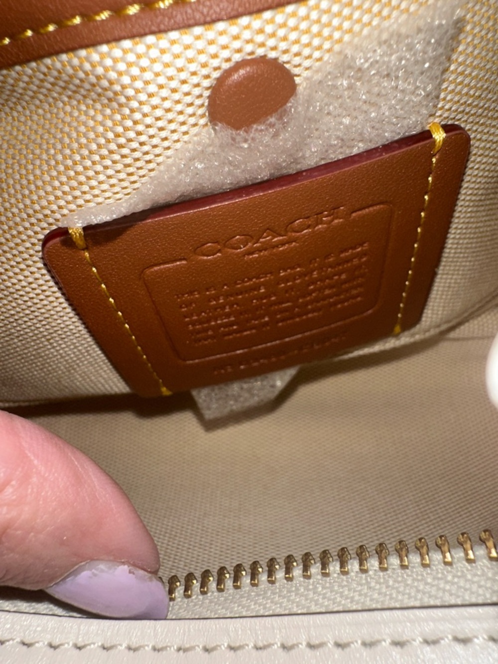 Coach Chalk Rogue Bag 26 with Gold Hardware - Picture 5 of 16